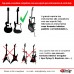 Saty Ssg1 Suporte De Chão Portátil Para Guitarra ou Contra-Baixo 